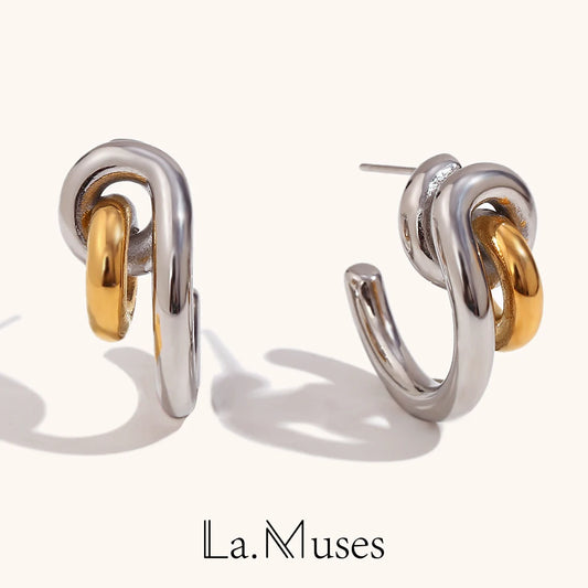 La.Muses – Lock Aura Earrings 18K