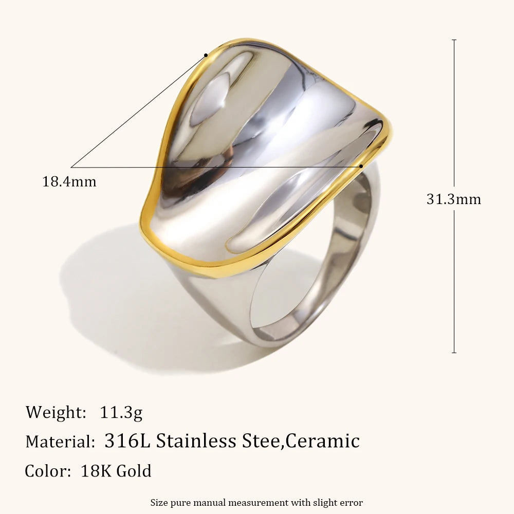 La.Muses – Bague Dual Twist 18K