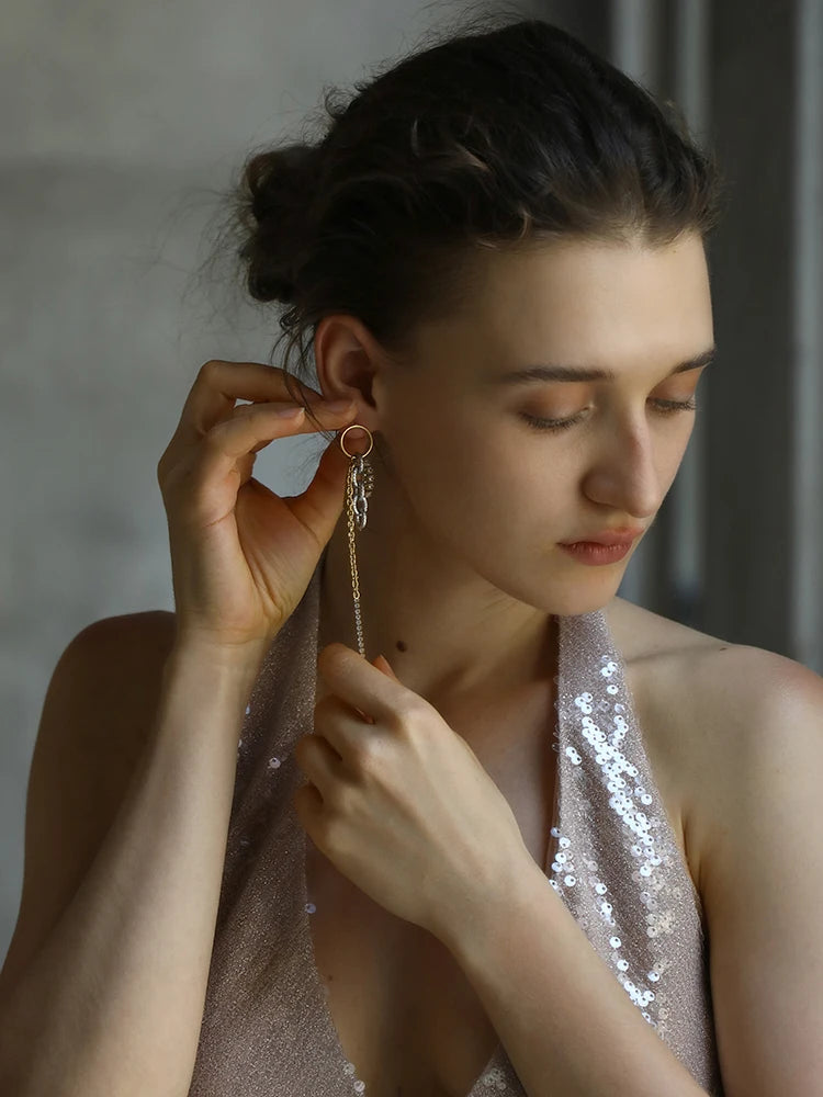 La.Muses – Zircon Tassel Glow 18K