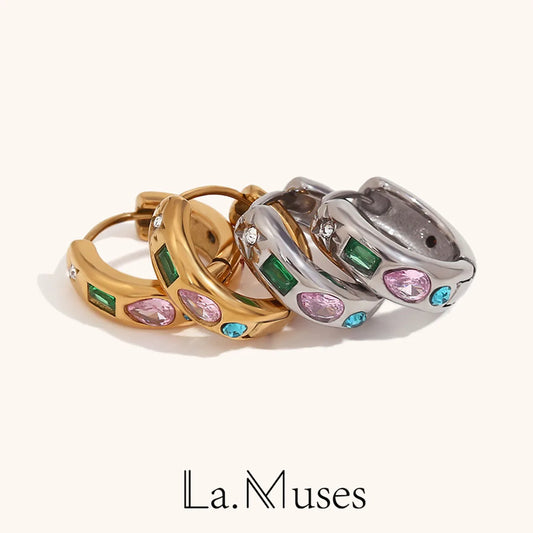 La.Muses – Waterdrop Grace Earrings 18K