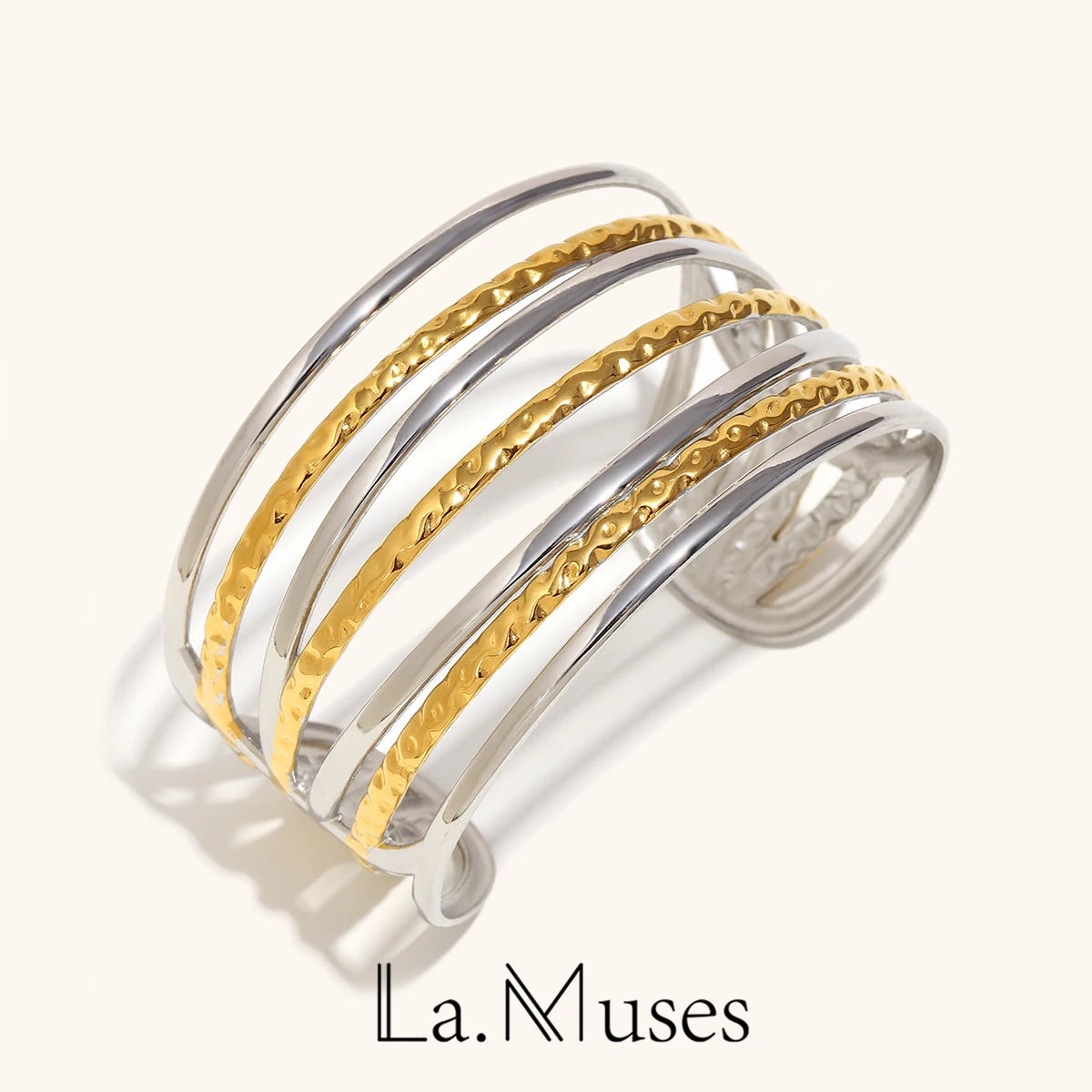 La.Muses – Multi Layer Cuff 18K