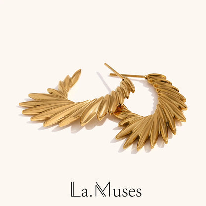 La.Muses – Wings of Grace Earrings 18K