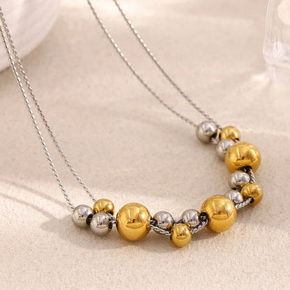 La.Muses – Double Layer Beads Chain 18K