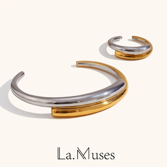 La.Muses – Duo Élégance Or 18K & Argent