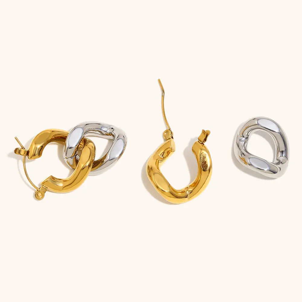 La.Muses – Chain Harmony Earrings 18K