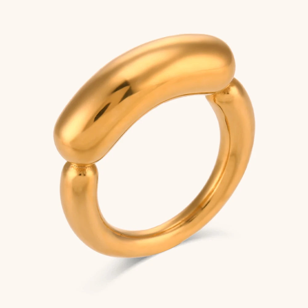 La.Muses – Bague Géométrique Or 18K