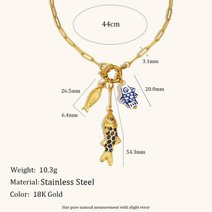 La.Muses – Bee & Sea Charm 18K