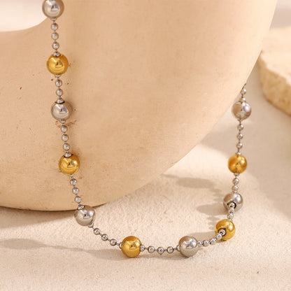 La.Muses – Double Layer Beads Chain 18K