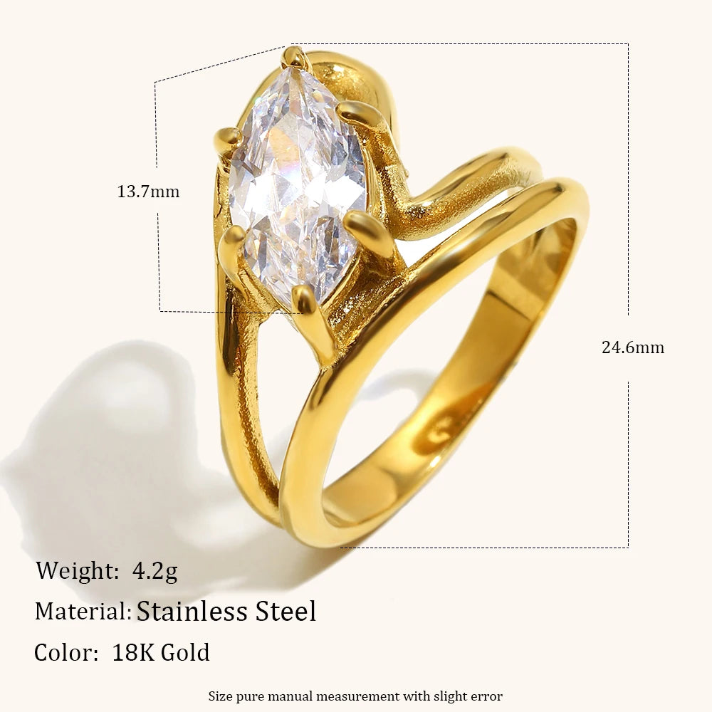 La.Muses – Shiny Grace Ring 18K