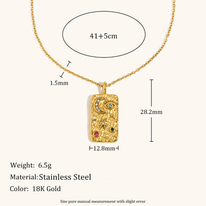 La.Muses – Céleste Zircon Necklace 18K