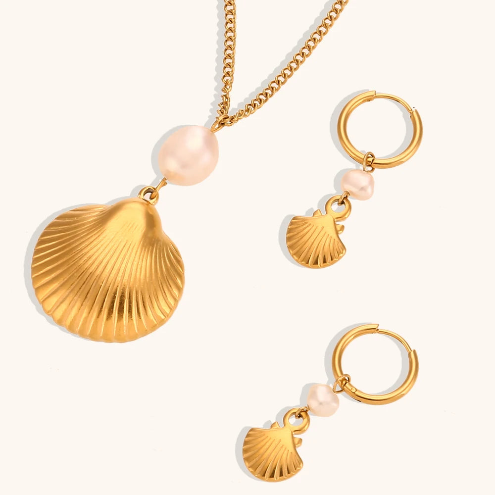 La.Muses – Ocean Whisper Jewelry Set 18K