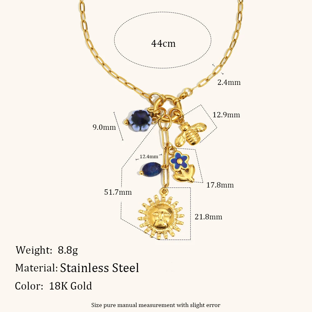 La.Muses – Bee & Sea Charm 18K