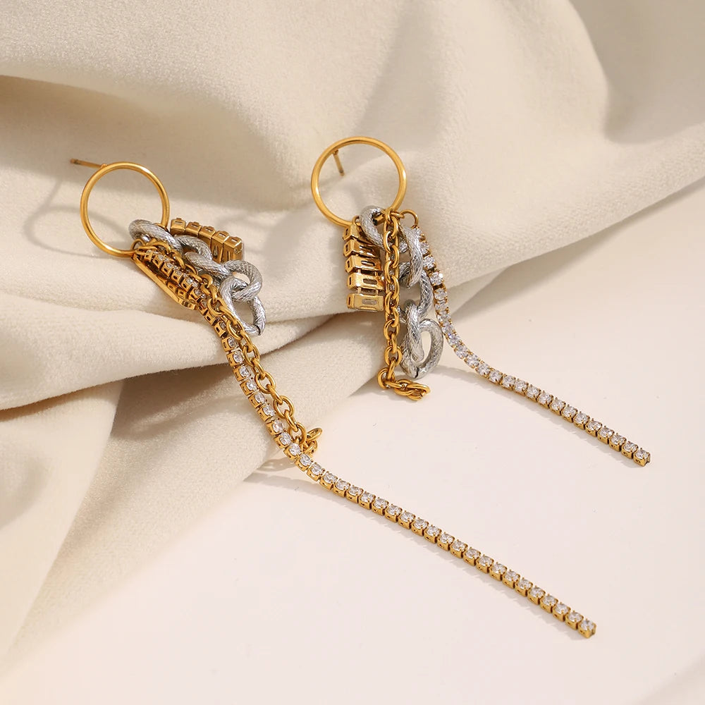 La.Muses – Zircon Tassel Glow 18K