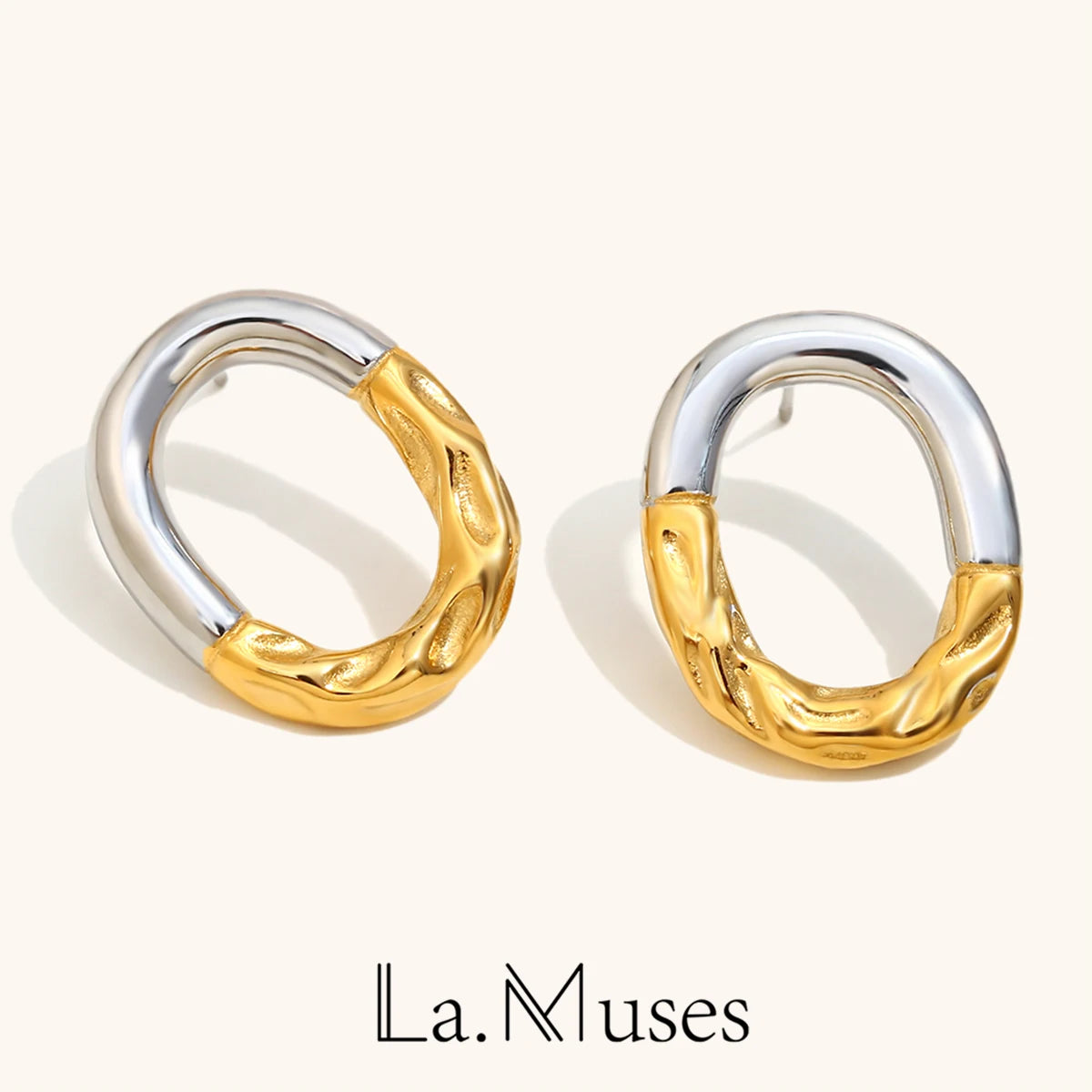 La.Muses – Irregular Harmony Earrings 18K