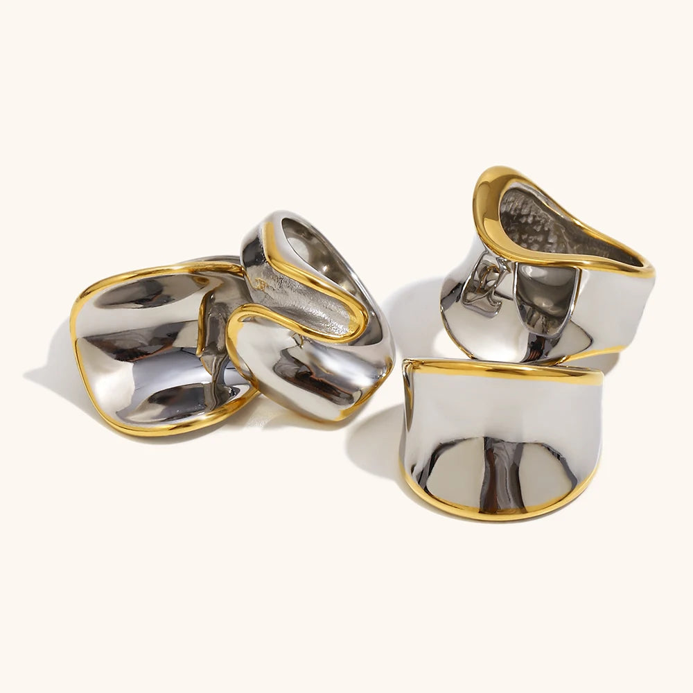La.Muses – Bague Dual Twist 18K