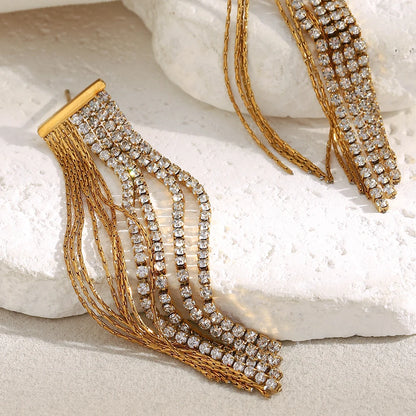 La.Muses – Tassel Grace Earrings 18K