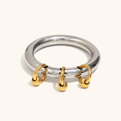 La.Muses – Bead Tassel Ring 18K