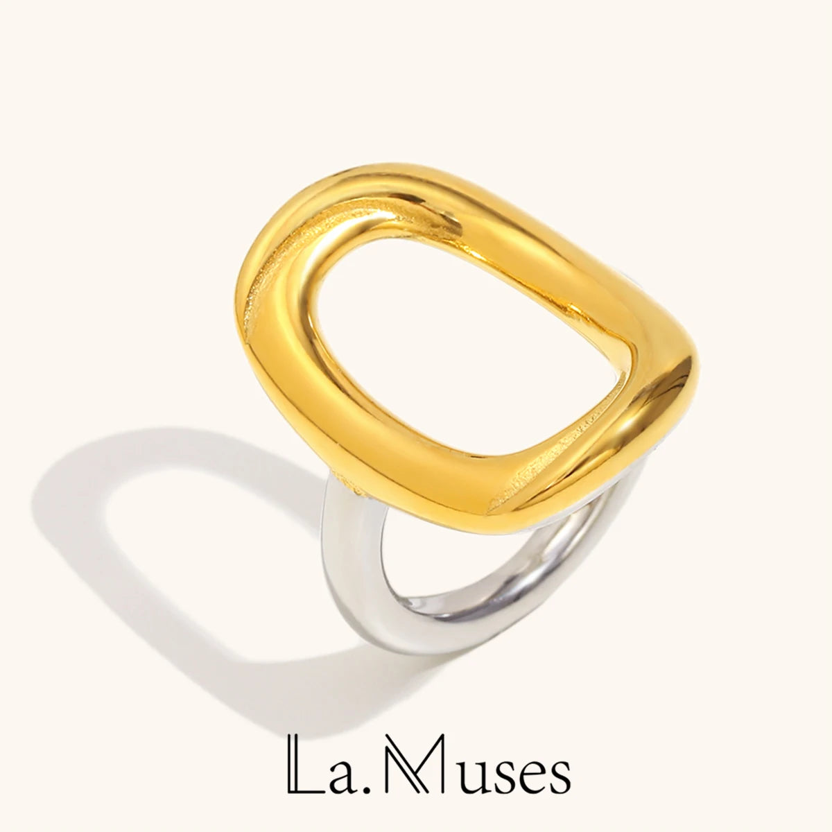 La.Muses – Hollow O Ring 18K