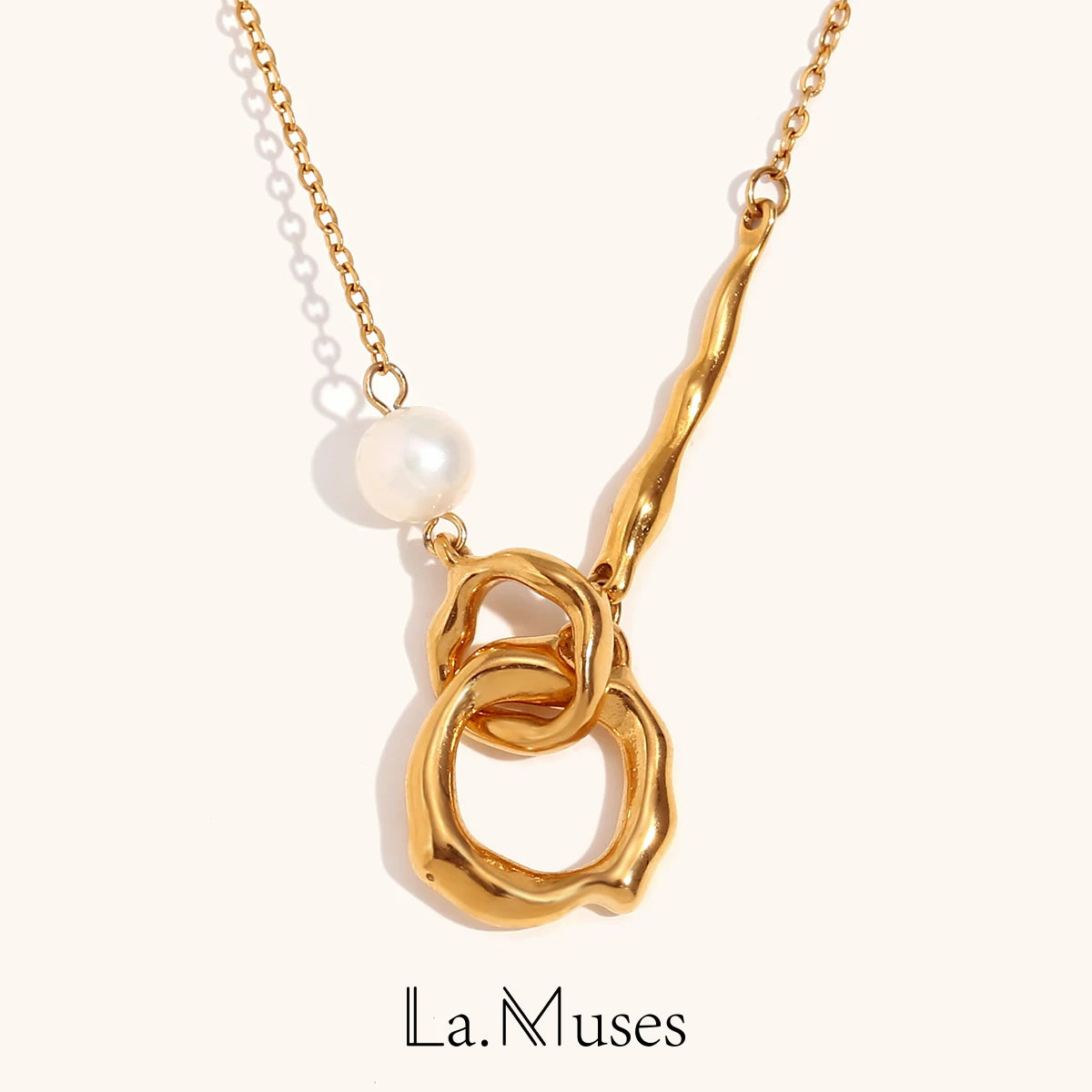 La.Muses – Liquid Pearl Necklace 18K
