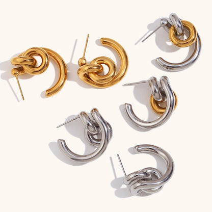 La.Muses – Lock Aura Earrings 18K