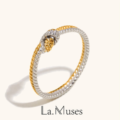La.Muses – Fried Twist Ring 18K