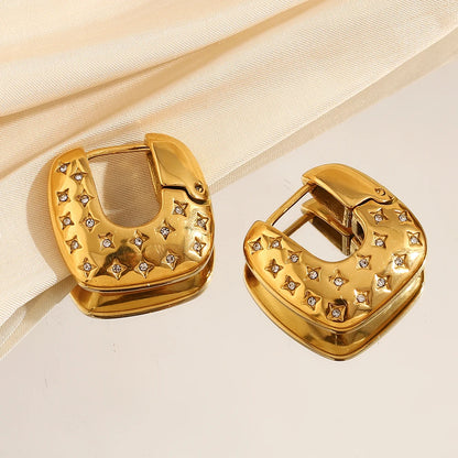 La.Muses – Stellar Square Hoops 18K