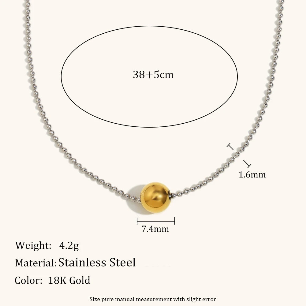 La.Muses – Aurora Beads Necklace 18K