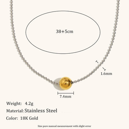 La.Muses – Aurora Beads Necklace 18K