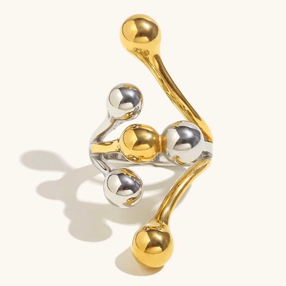 La.Muses – Bold Sphere Ring 18K