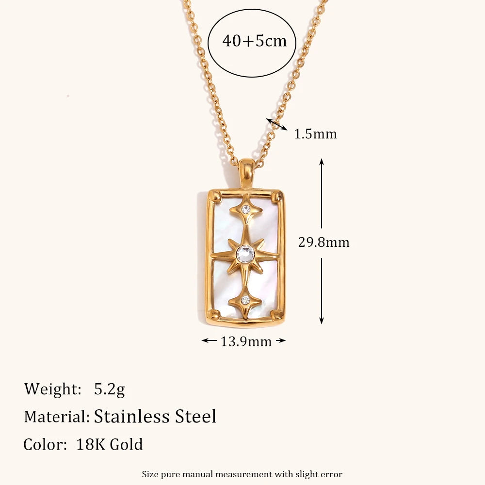 La.Muses – North Star Necklace 18K