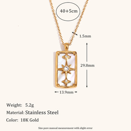 La.Muses – North Star Necklace 18K