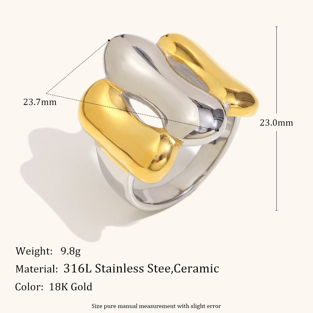 La.Muses – Triple Aura Ring 18k