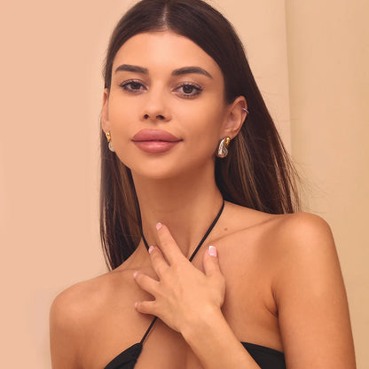 La.Muses – Dual Drop Earrings 18K