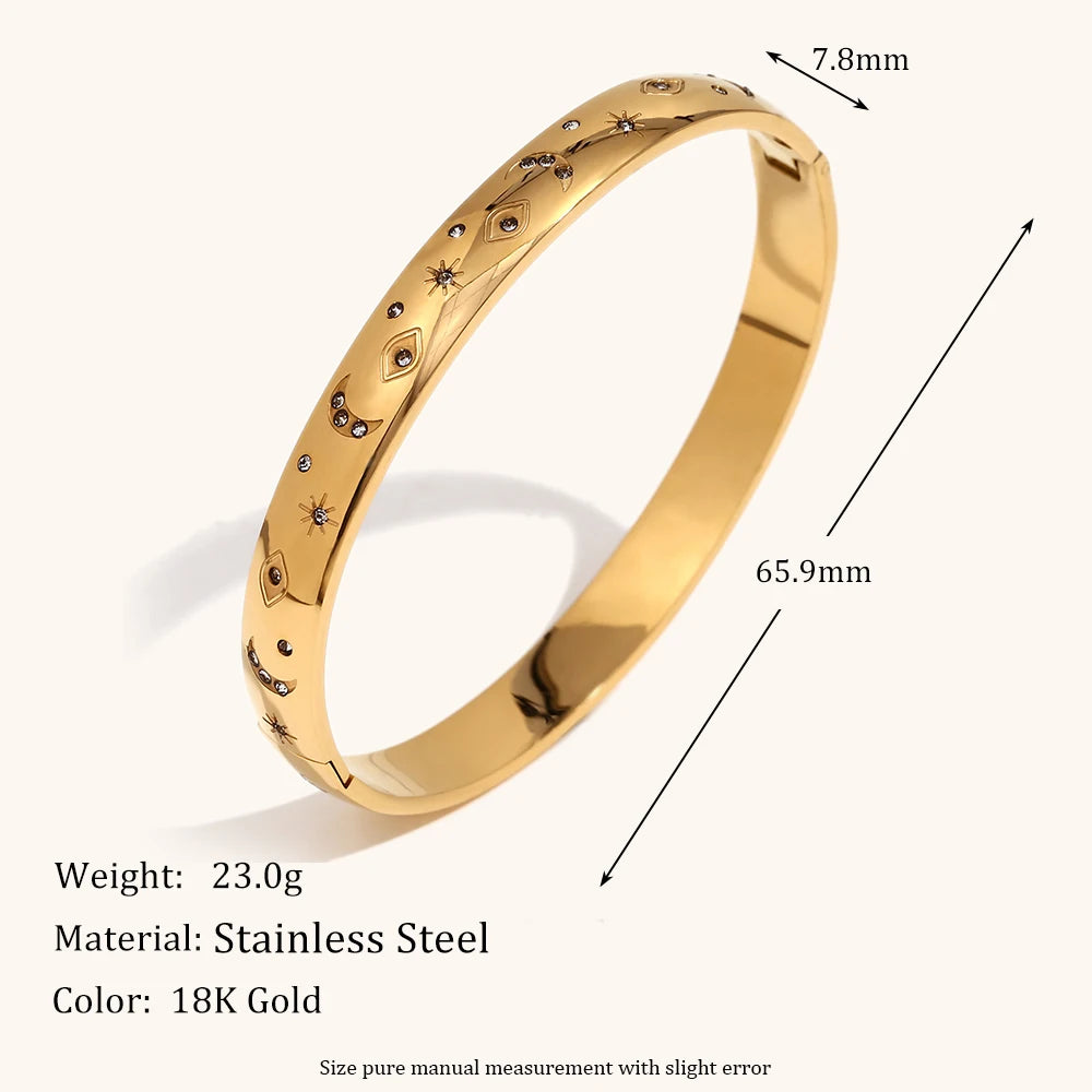 La.Muses – Bracelet Astre Céleste 18K