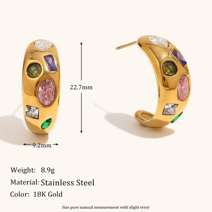 La.Muses – Mystic Moon Earrings 18K