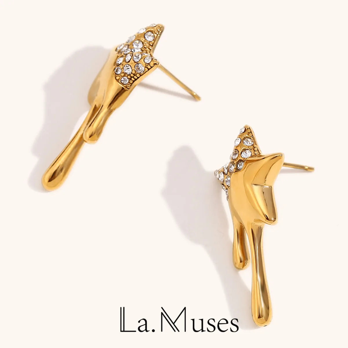 La.Muses – Golden Starlight Earrings 18K