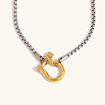La.Muses – Square Pearl Chain 18K