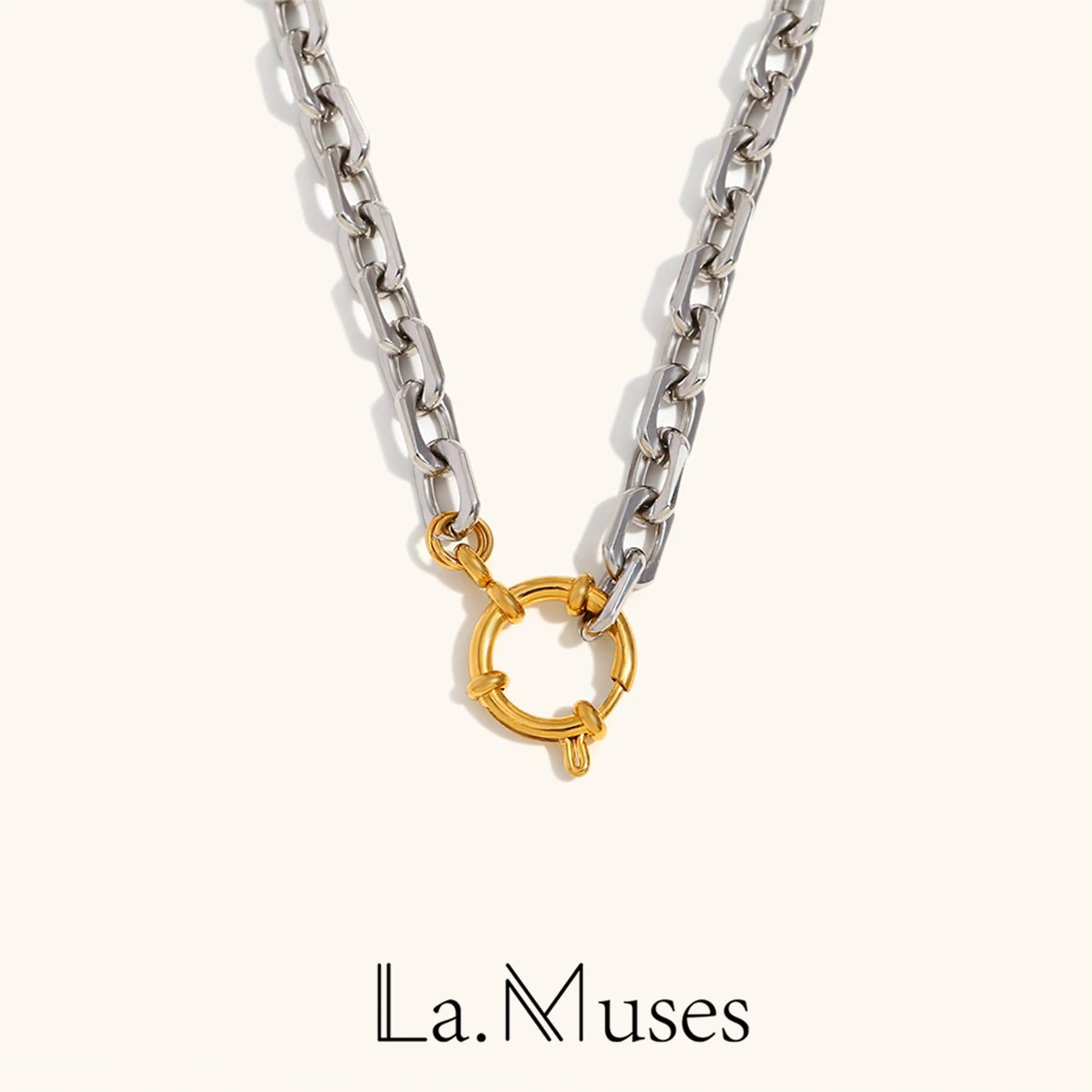 La.Muses – Spring Buckle Chain 18K