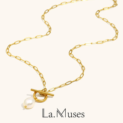 La.Muses – Collier Perle Éternelle 18K