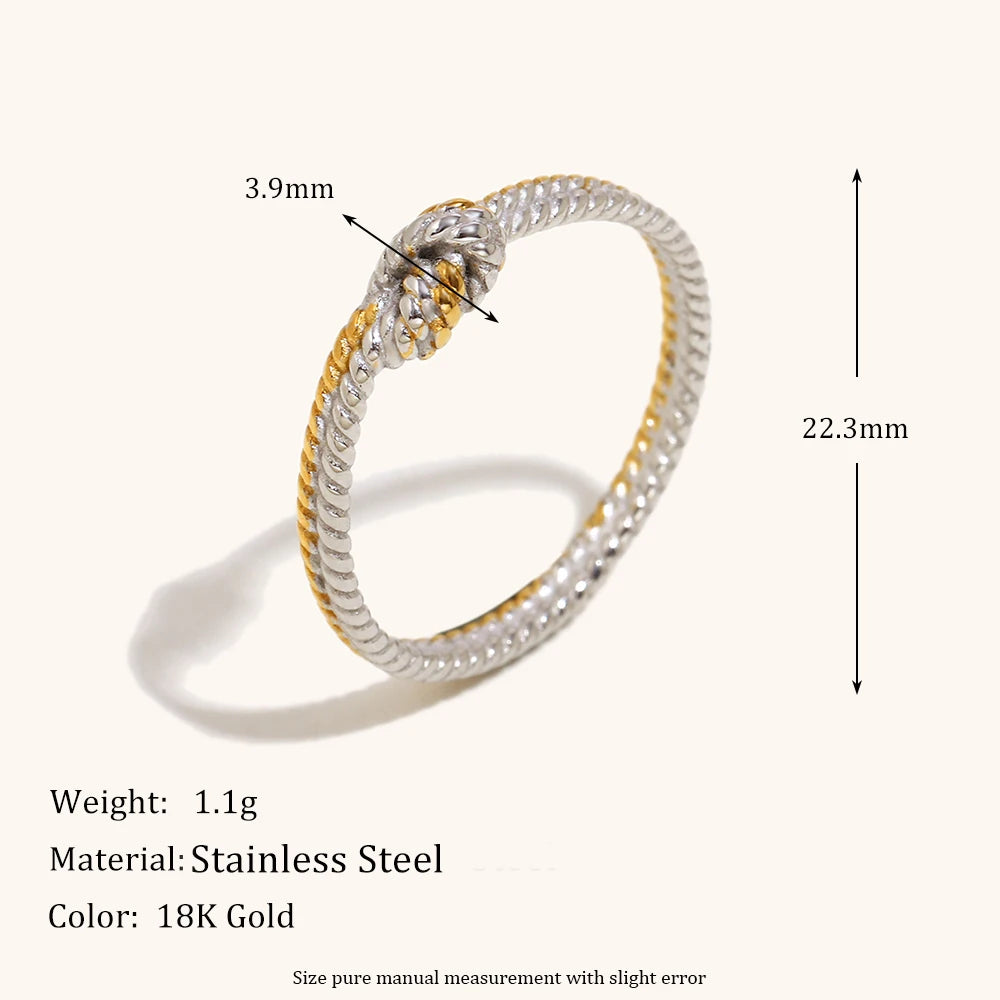 La.Muses – Fried Twist Ring 18K