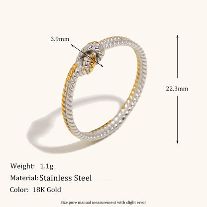 La.Muses – Fried Twist Ring 18K