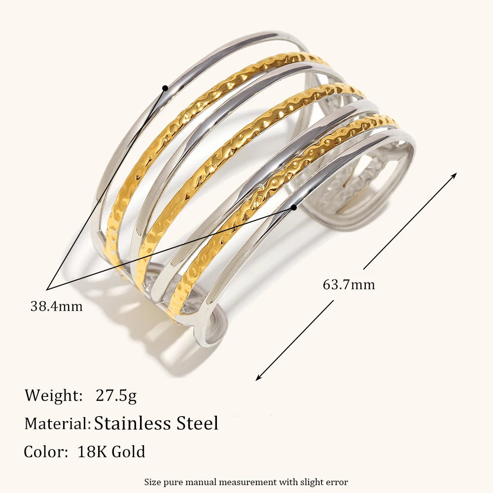 La.Muses – Multi Layer Cuff 18K