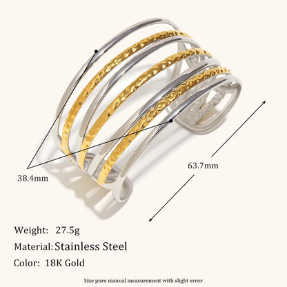 La.Muses – Multi Layer Cuff 18K