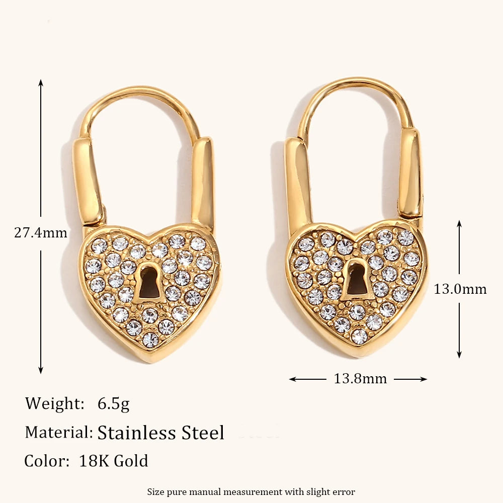 La.Muses – LoveLock Earrings 18K