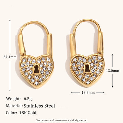 La.Muses – LoveLock Earrings 18K