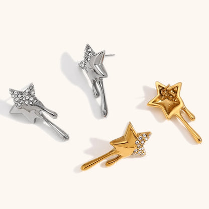 La.Muses – Golden Starlight Earrings 18K