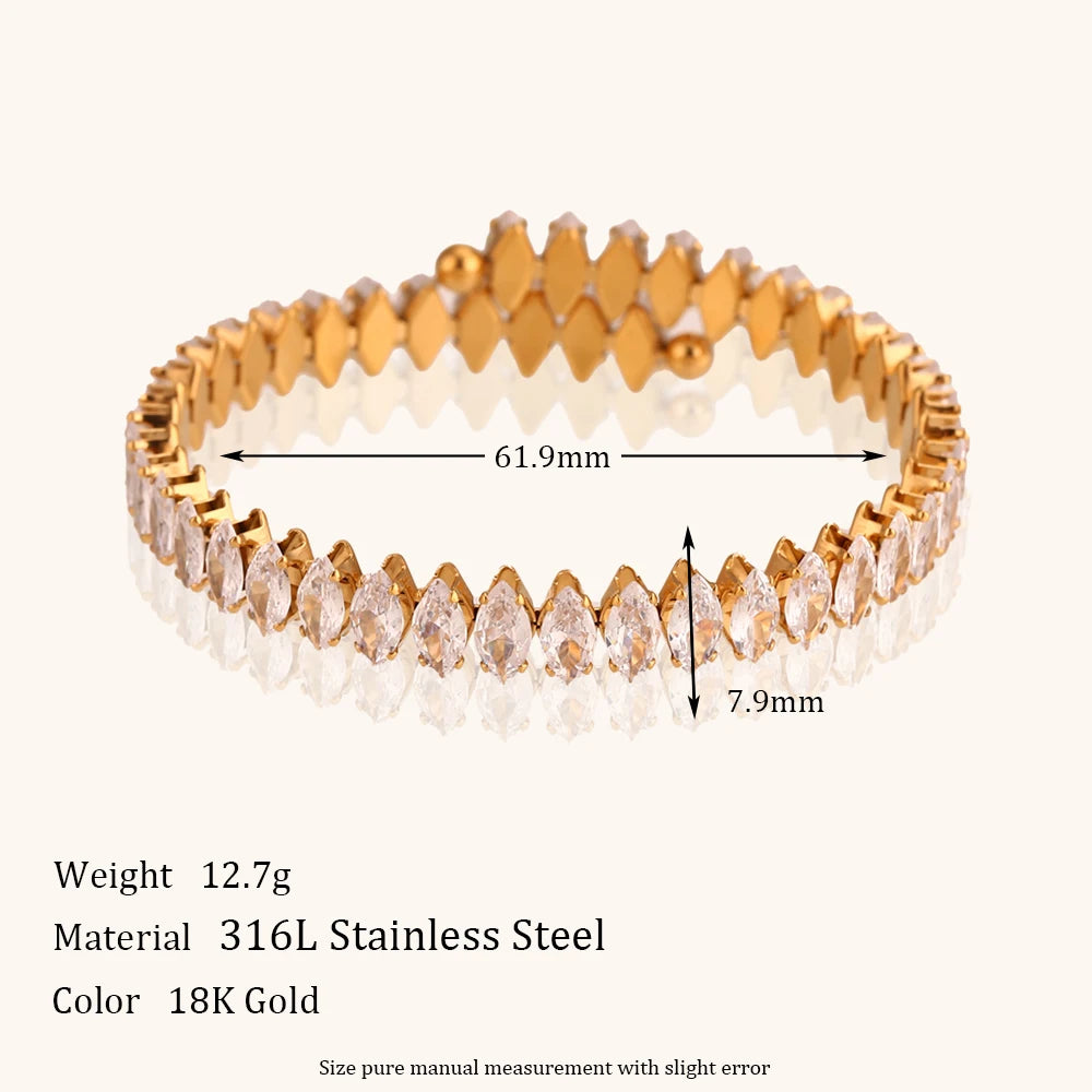 La.Muses – Rhombus Luxe Bracelet 18K