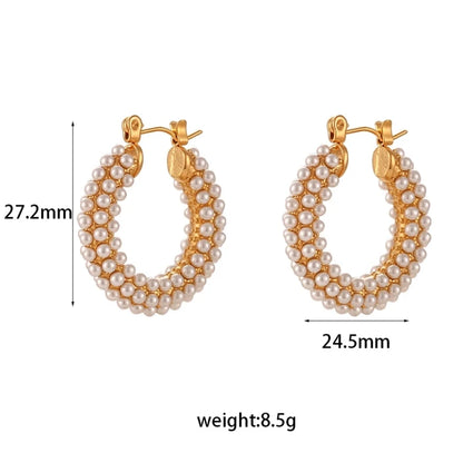 La.Muses – Eternal Shine Hoops Earrings 18K