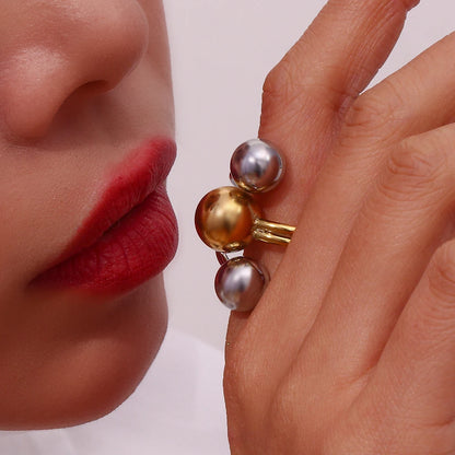 La.Muses – Beads Harmony Ring 18K