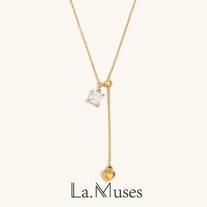 La.Muses – Collier L’Amour en Lumière 18K